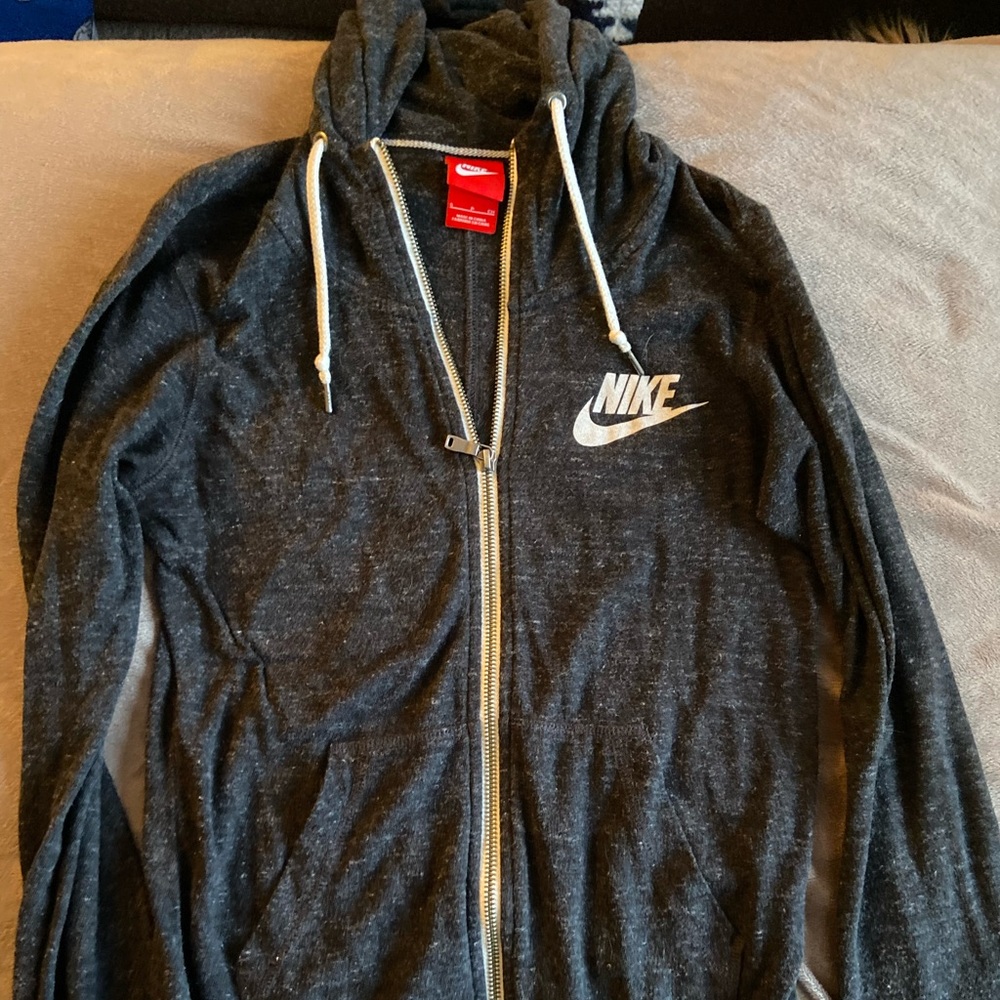 Gray Nike Zip up Jacket
